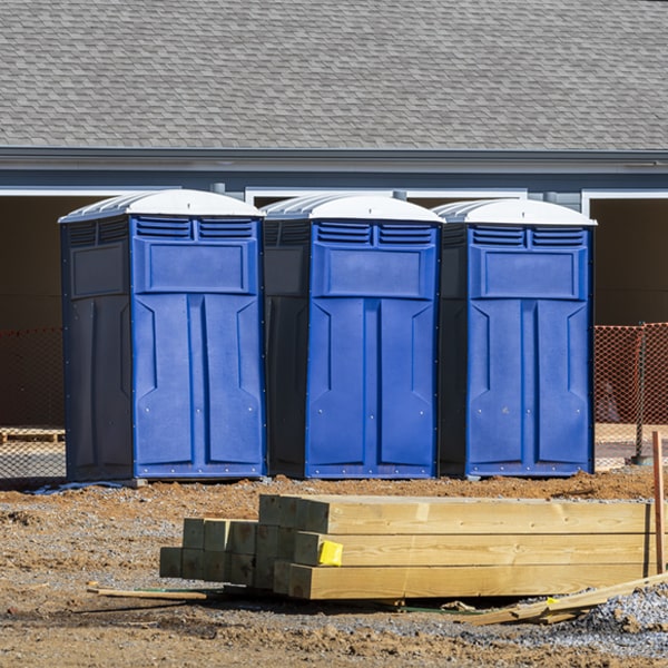 do you offer hand sanitizer dispensers inside the porta potties in Clarno Wisconsin